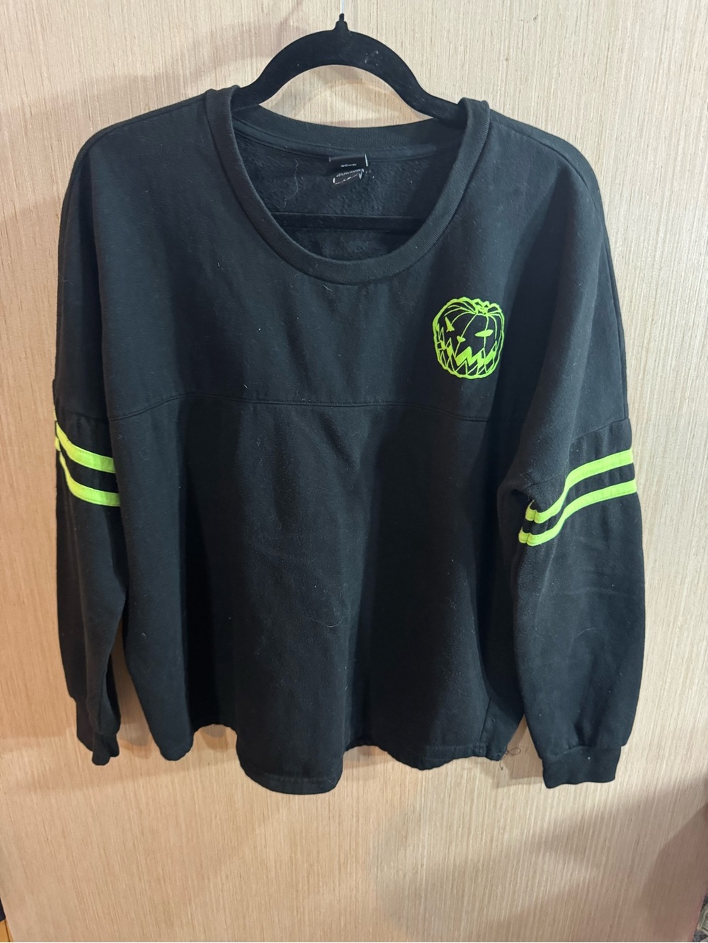 Disney Nightmare Before Christmas Halloween Town Fleece Jersey Large